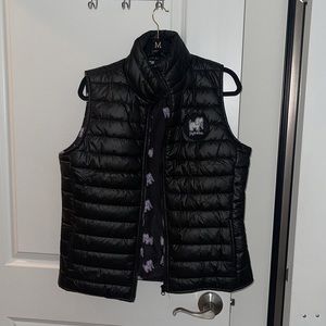 Black Puffer Vest Puppie Love